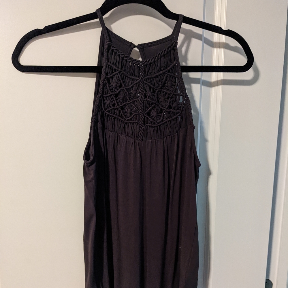 High neck tank top